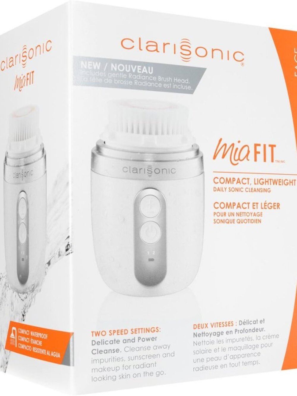 Clarisonic Mia Fit Sonic Facial Cleansing Brush System White